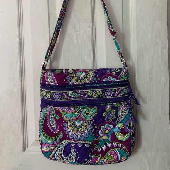 Vera Bradley Handbags - Vera Bradley Triple Zip Hipster Women in Paisley